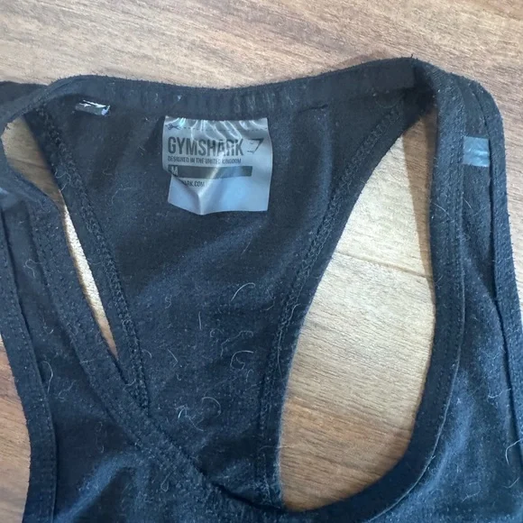 2 Gymshark Blue and Black Men's Tank Top - Picture 2 of 4